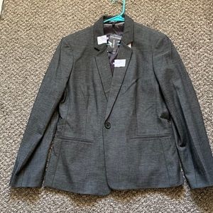 Express Suit Heather Gray Blazer